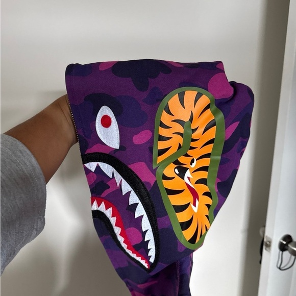 BAPE Color Camo Shark Full Zip Hoodie - Picture 10 of 11